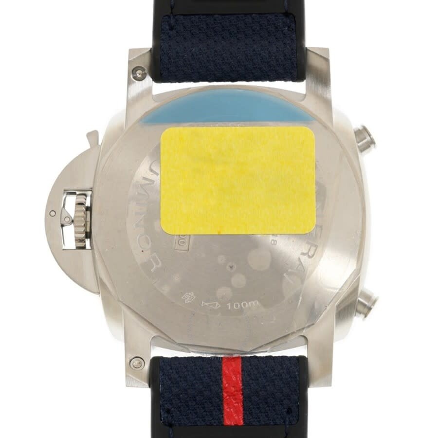 Panerai Luminor Chrono Luna Rossa Chronograph Automatic Blue Dial Men's Watch PAM01303 - 4