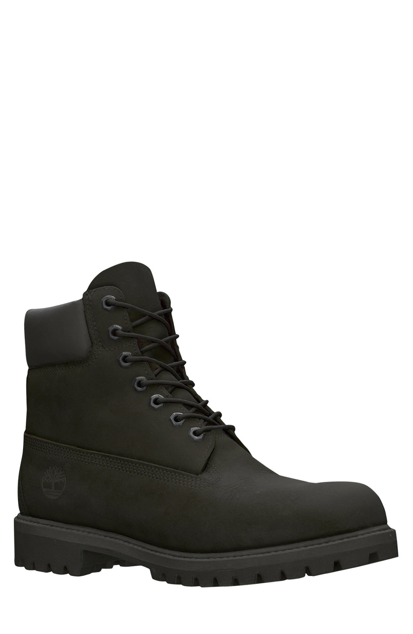 Timberland 6-Inch Premium Waterproof Boot in Black/Black at Nordstrom - 2
