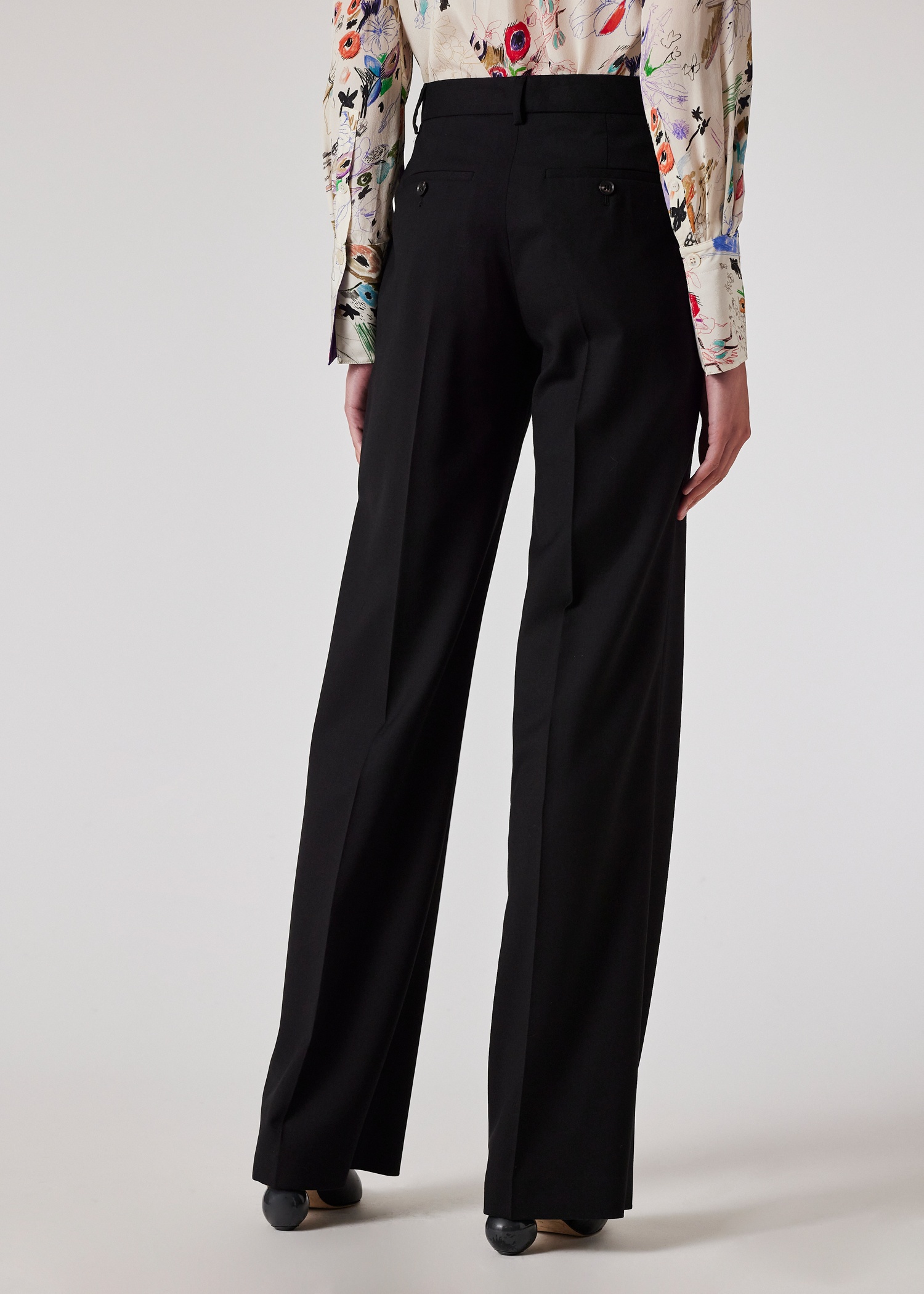 Women's 'A Suit To Travel In' - Black Wool Double Breasted Suit - 11