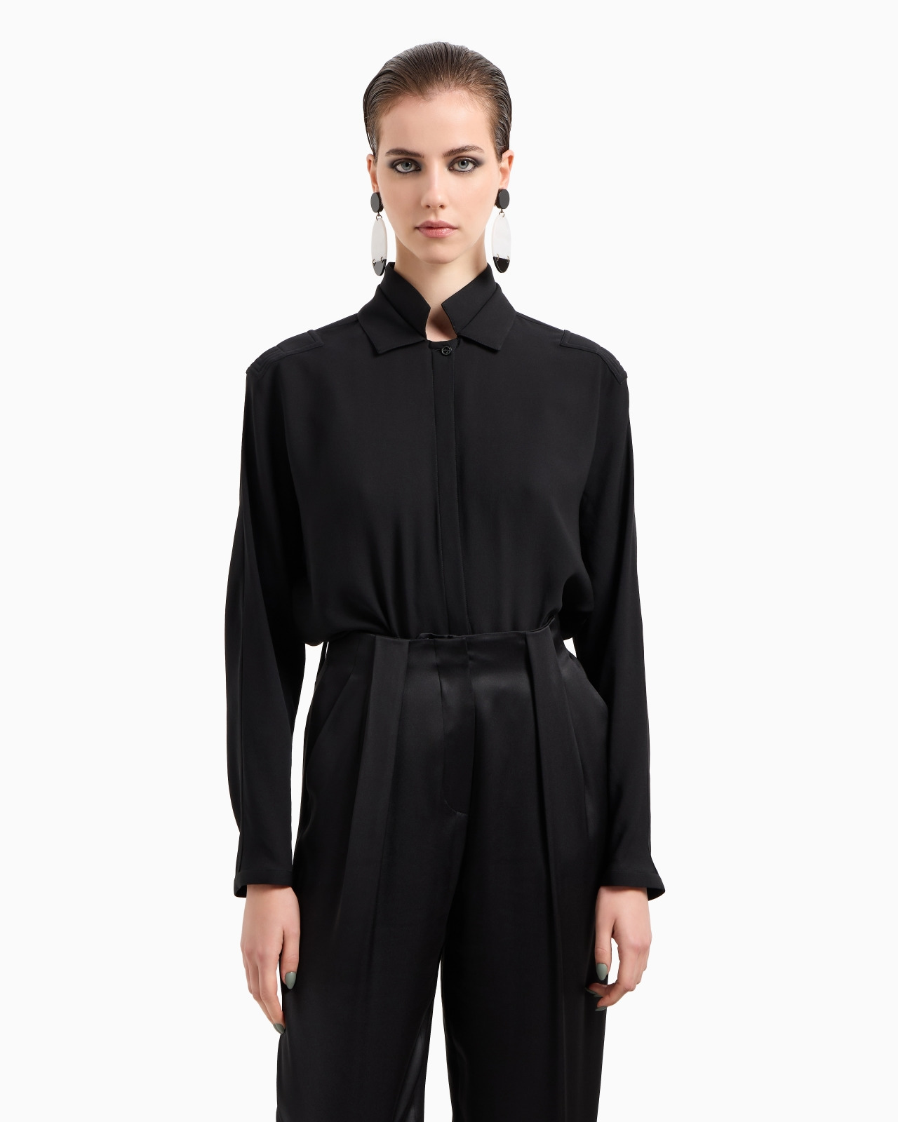 TRIPLE SILK GEORGETTE SHIRT - 3