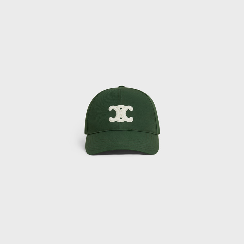 CELINE triomphe baseball cap in cotton outlook