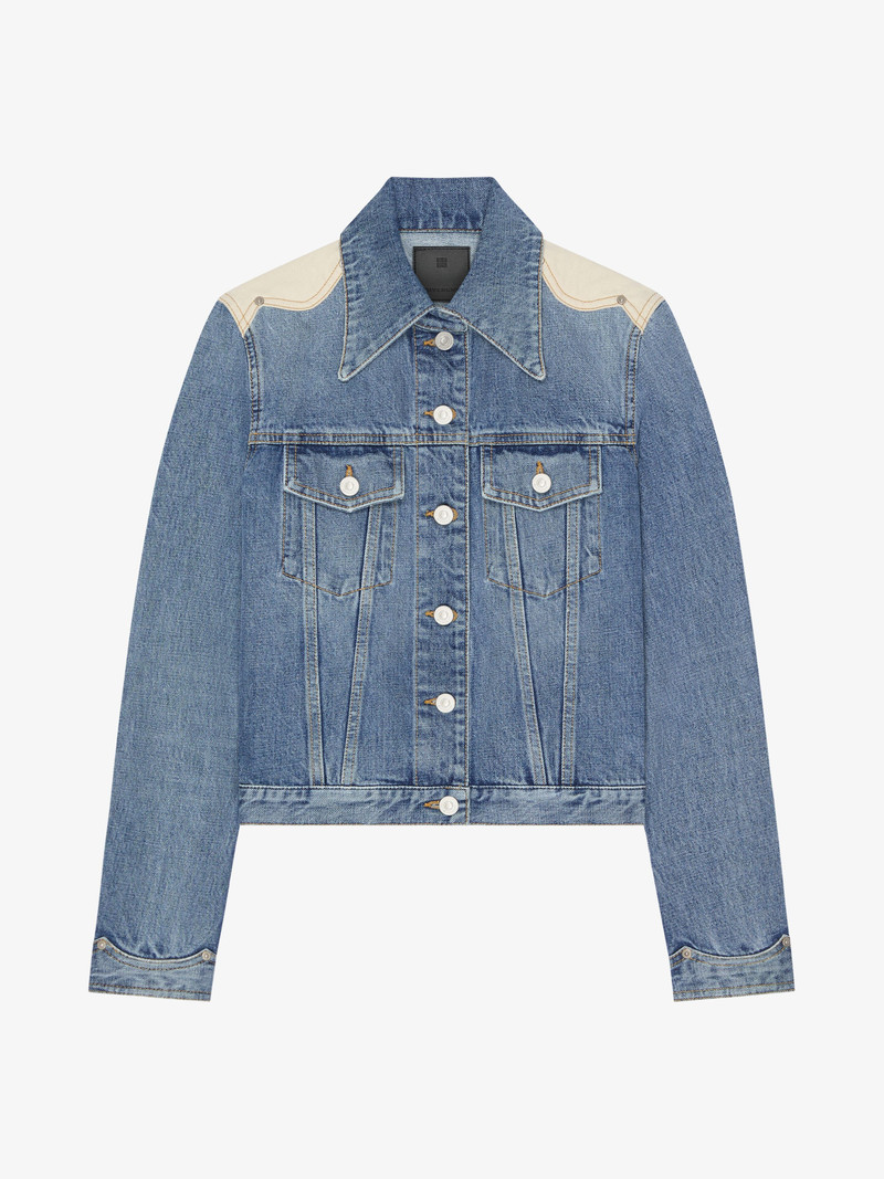 JACKET IN DENIM WITH YOKE - 1