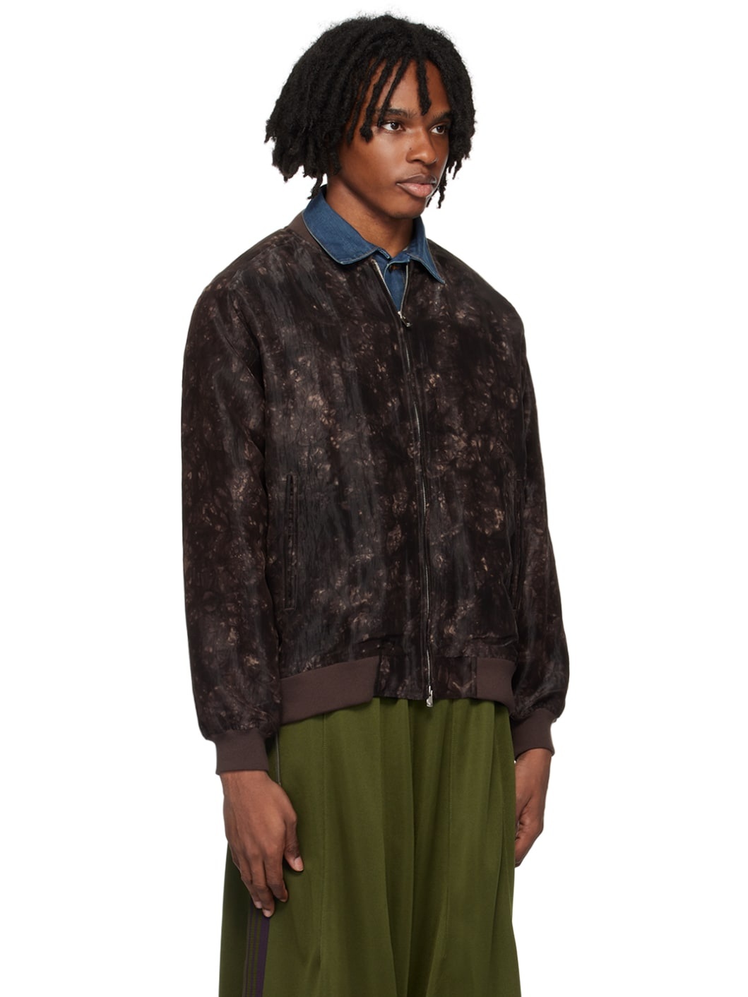 Brown B.B. Bomber Jacket - 2