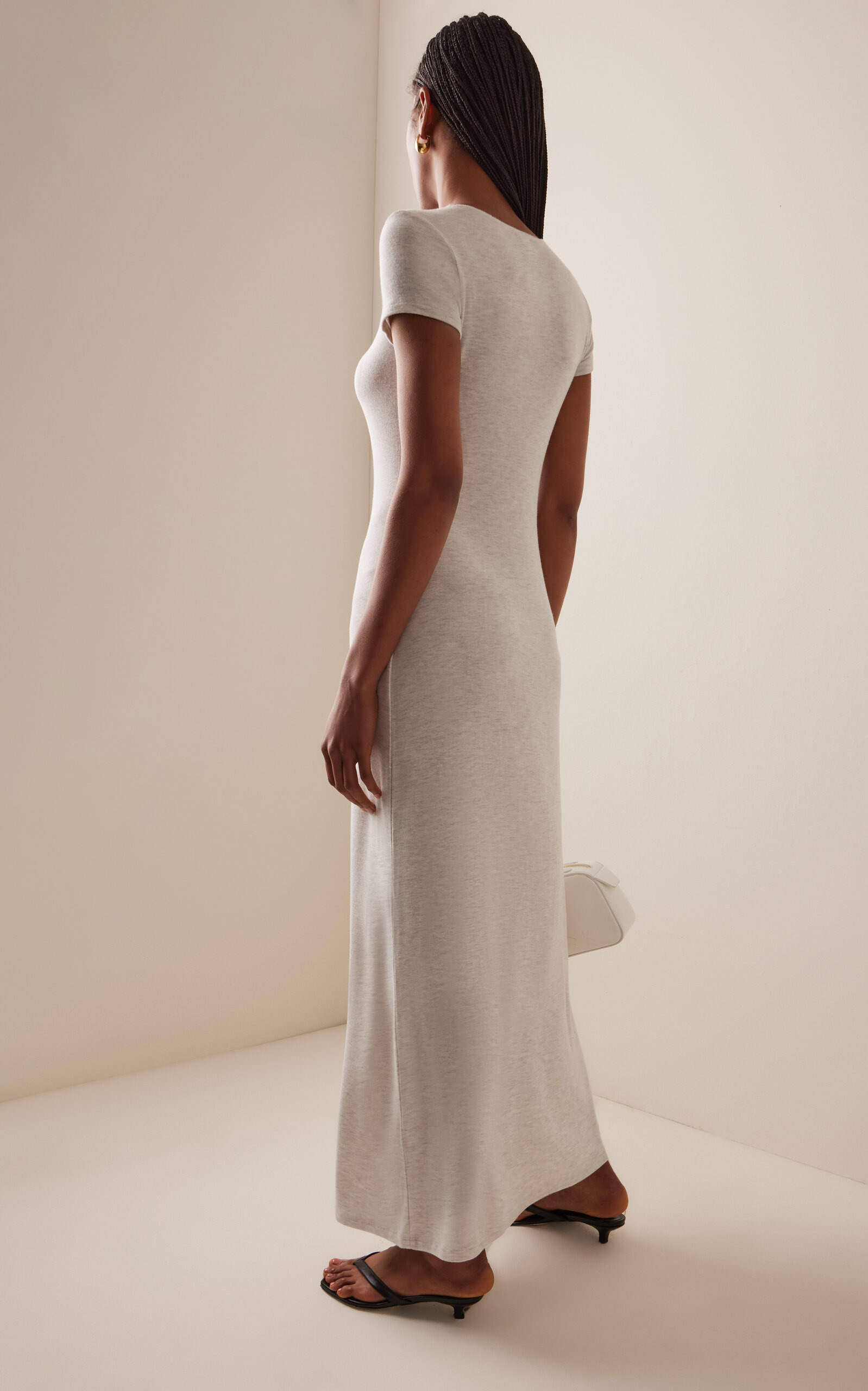 Lauren Jersey Maxi Dress white - 4