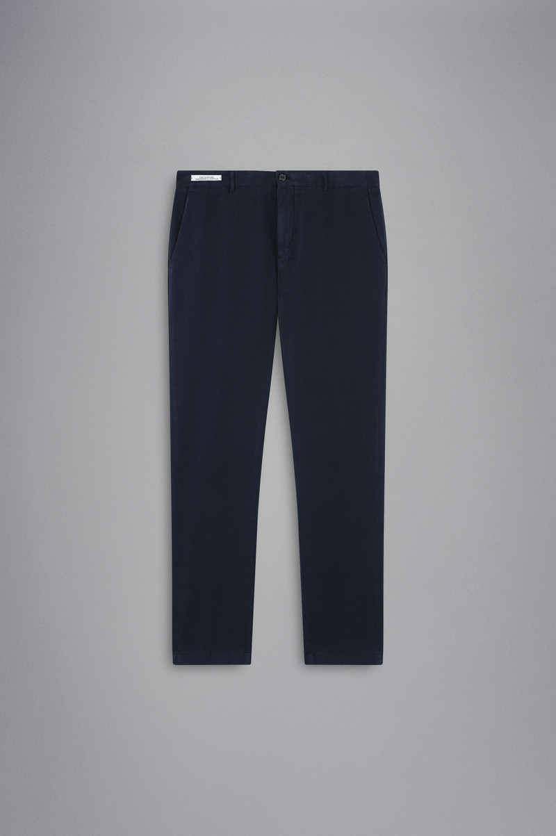 COTTON & CACHEMIRE CHINO TROUSERS 1