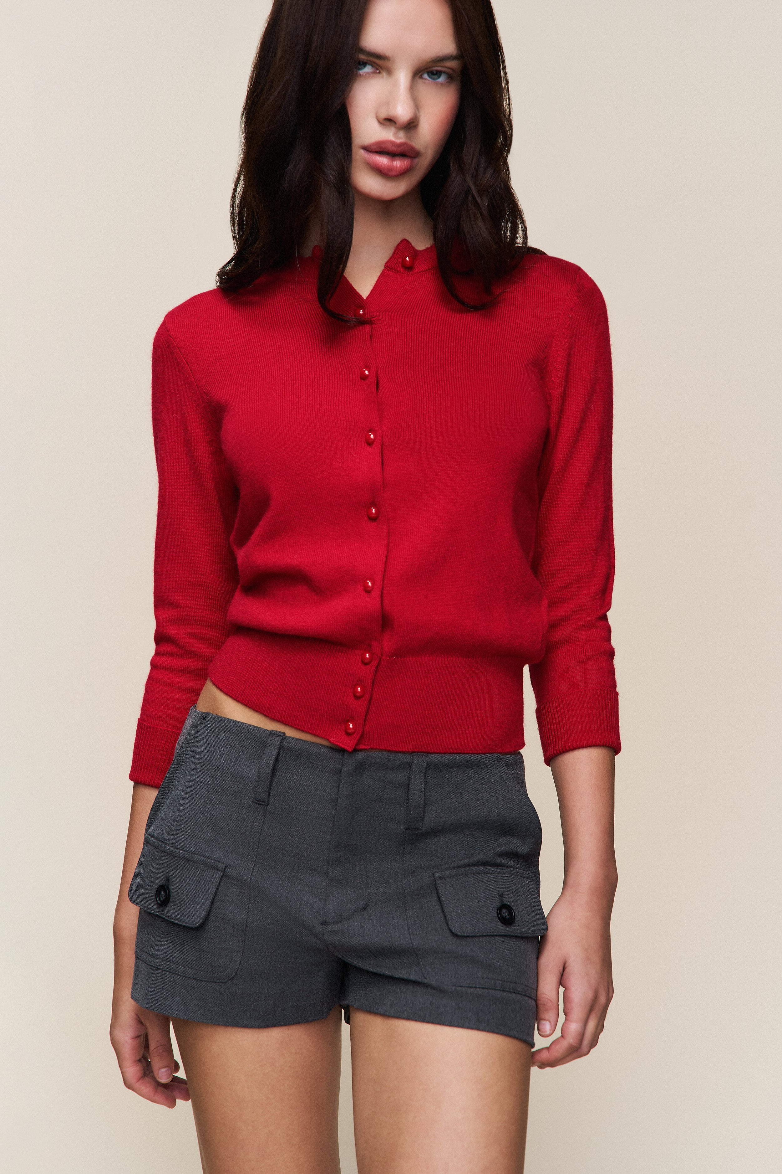 PENELOPE PATCH POCKET SHORT - 1