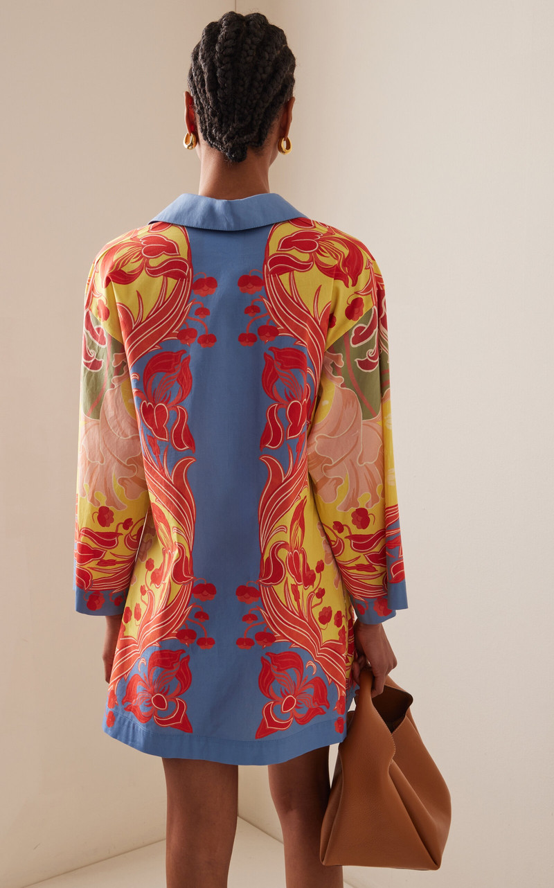 Exclusive Printed Cotton Tunic Shirt multi 4