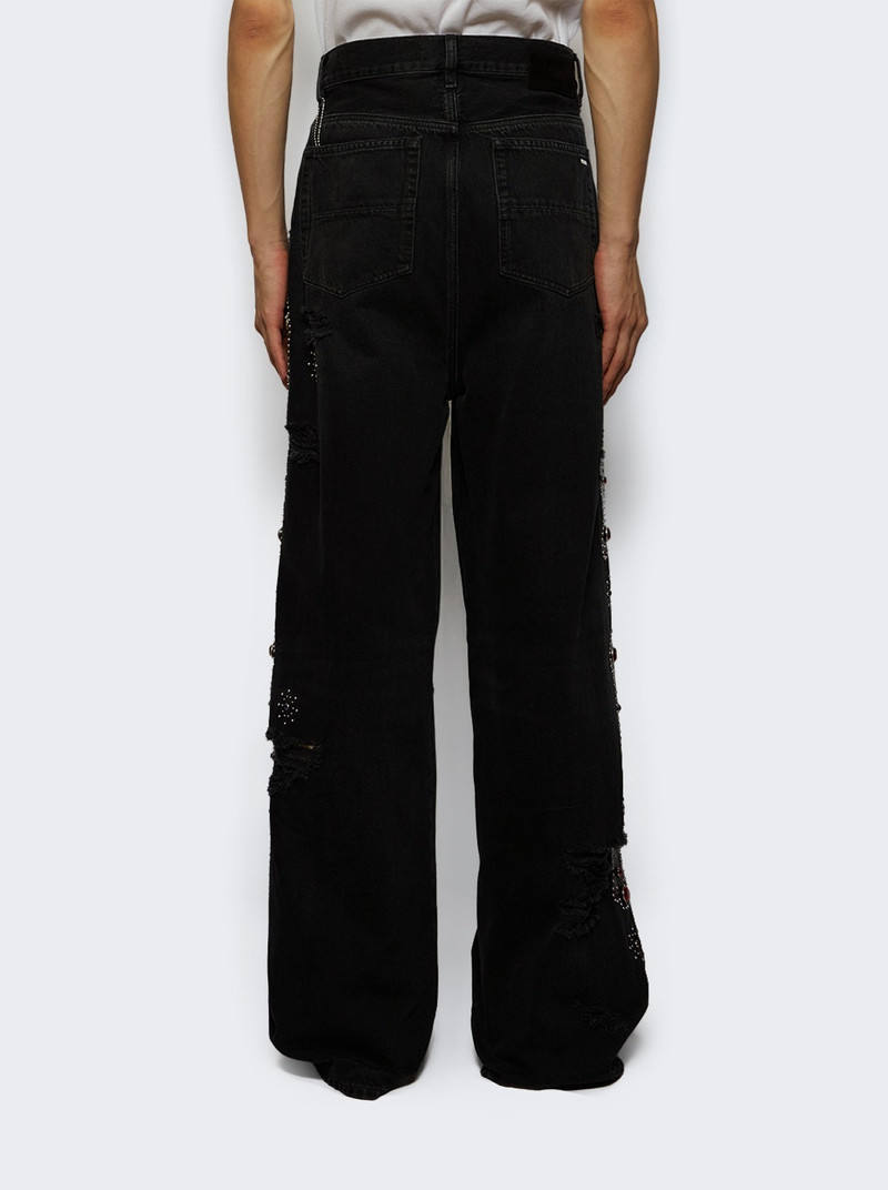 Bones Studded Baggy Jean Vintage Black 4