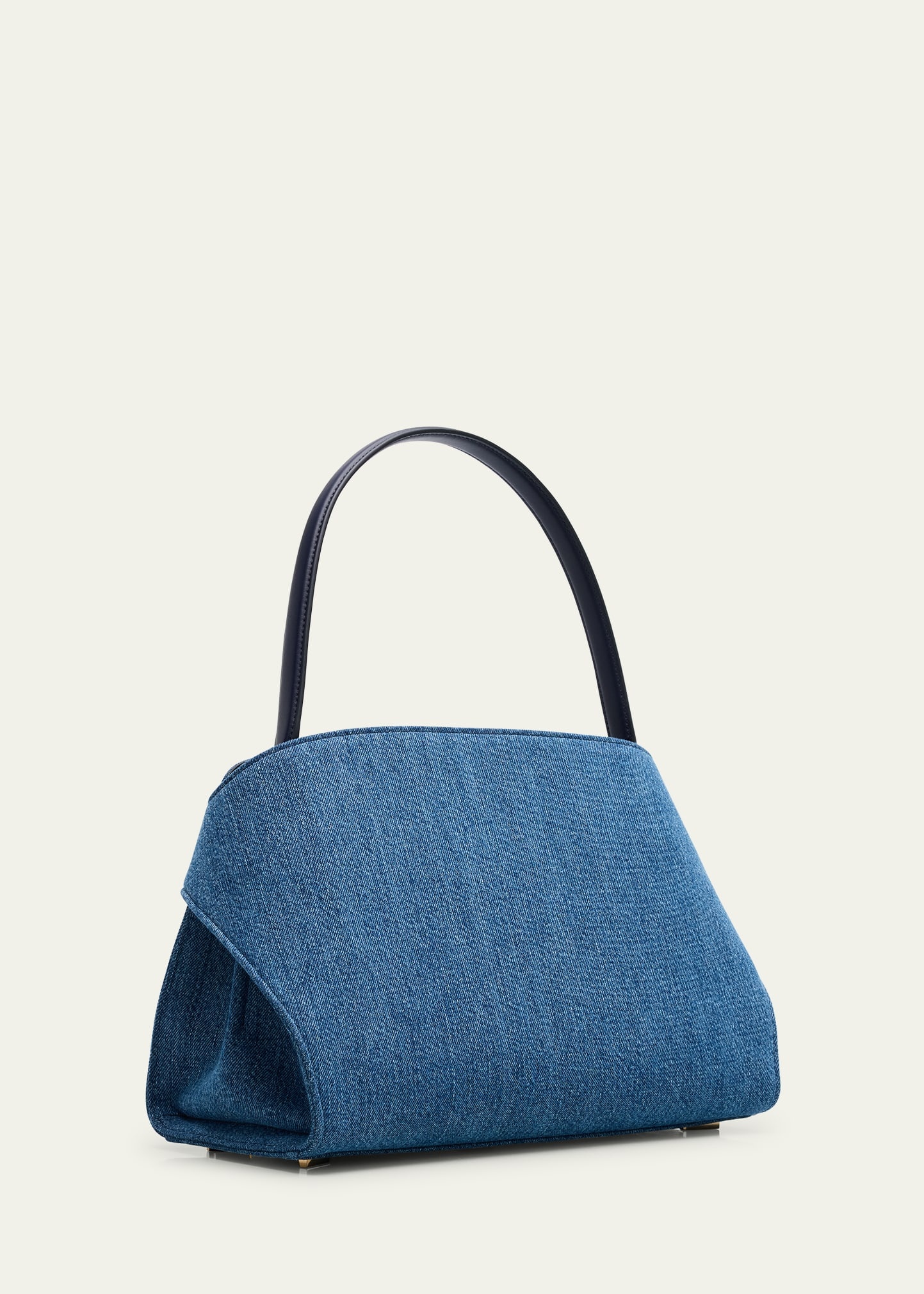 Hugh Washed Denim Shoulder Bag - 3