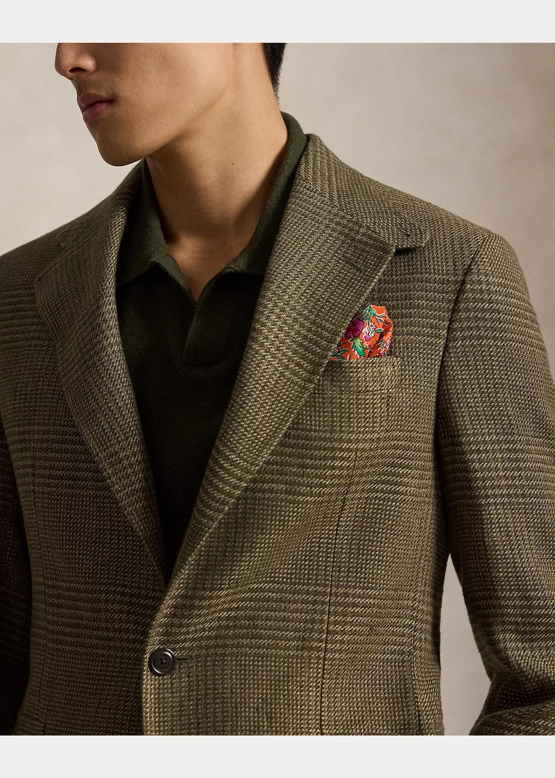 The RL67 Plaid Summer Tweed Jacket 5