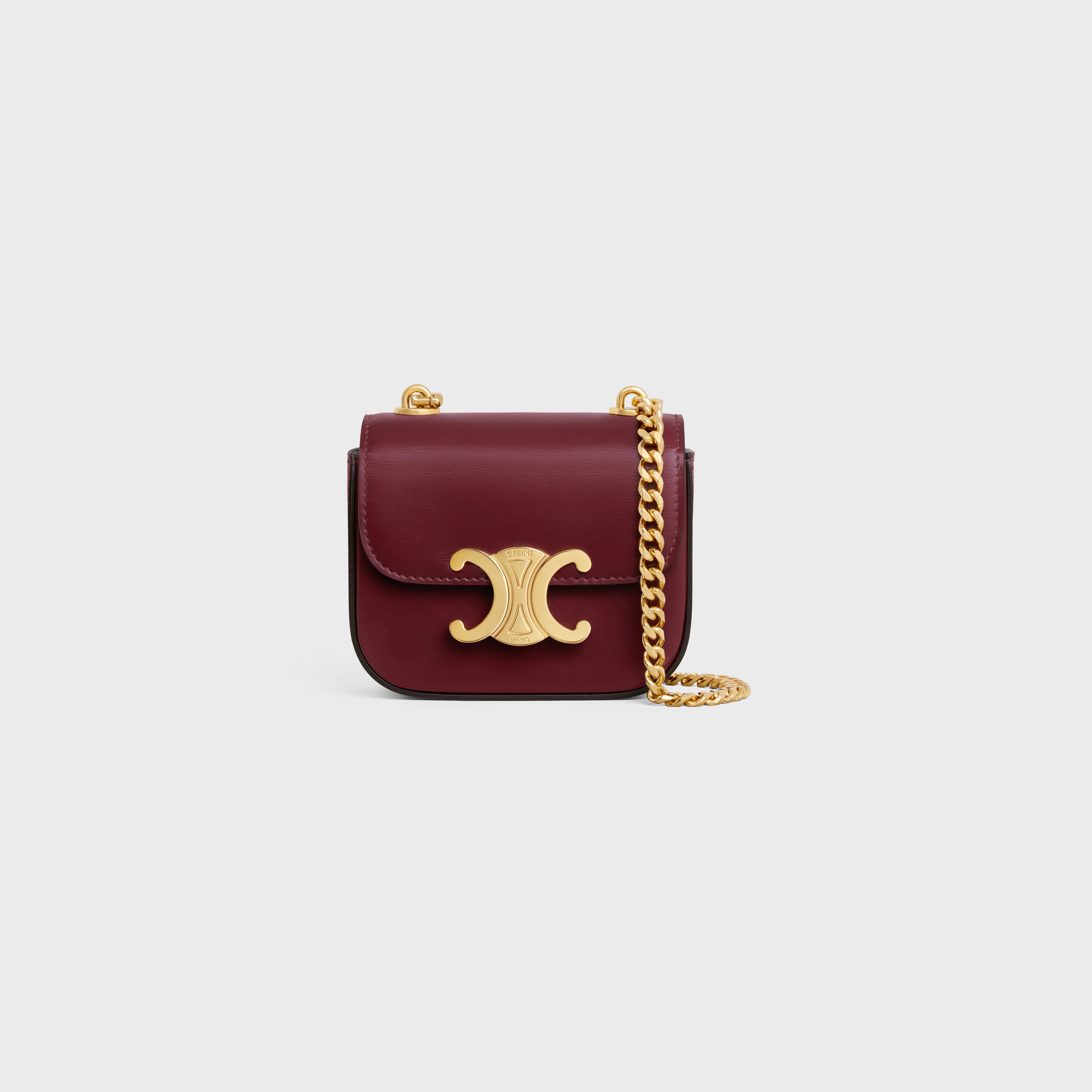 MINI CHAIN CLAUDE in Shiny calfskin - 1