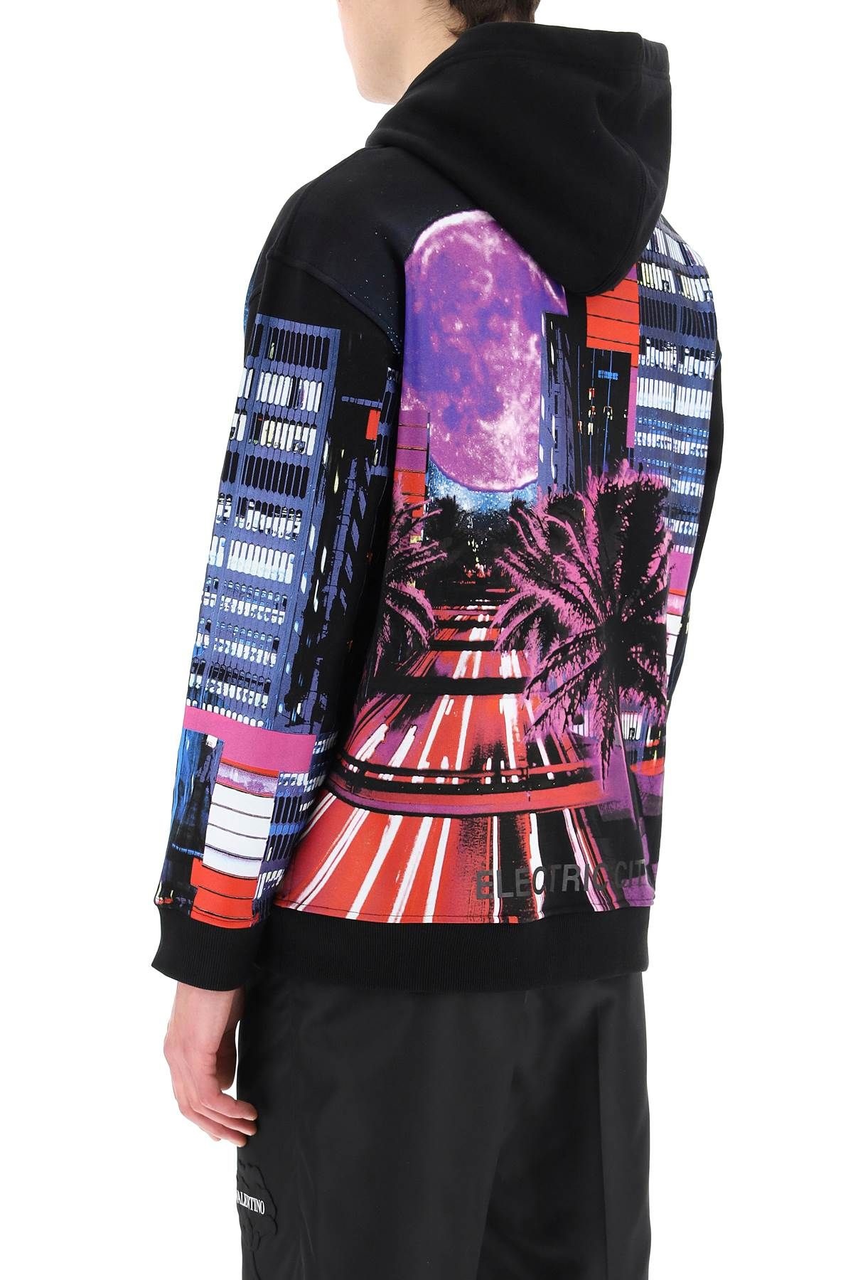 'ELECTRIC CITY' PRINT SWEATSHIRT - 4