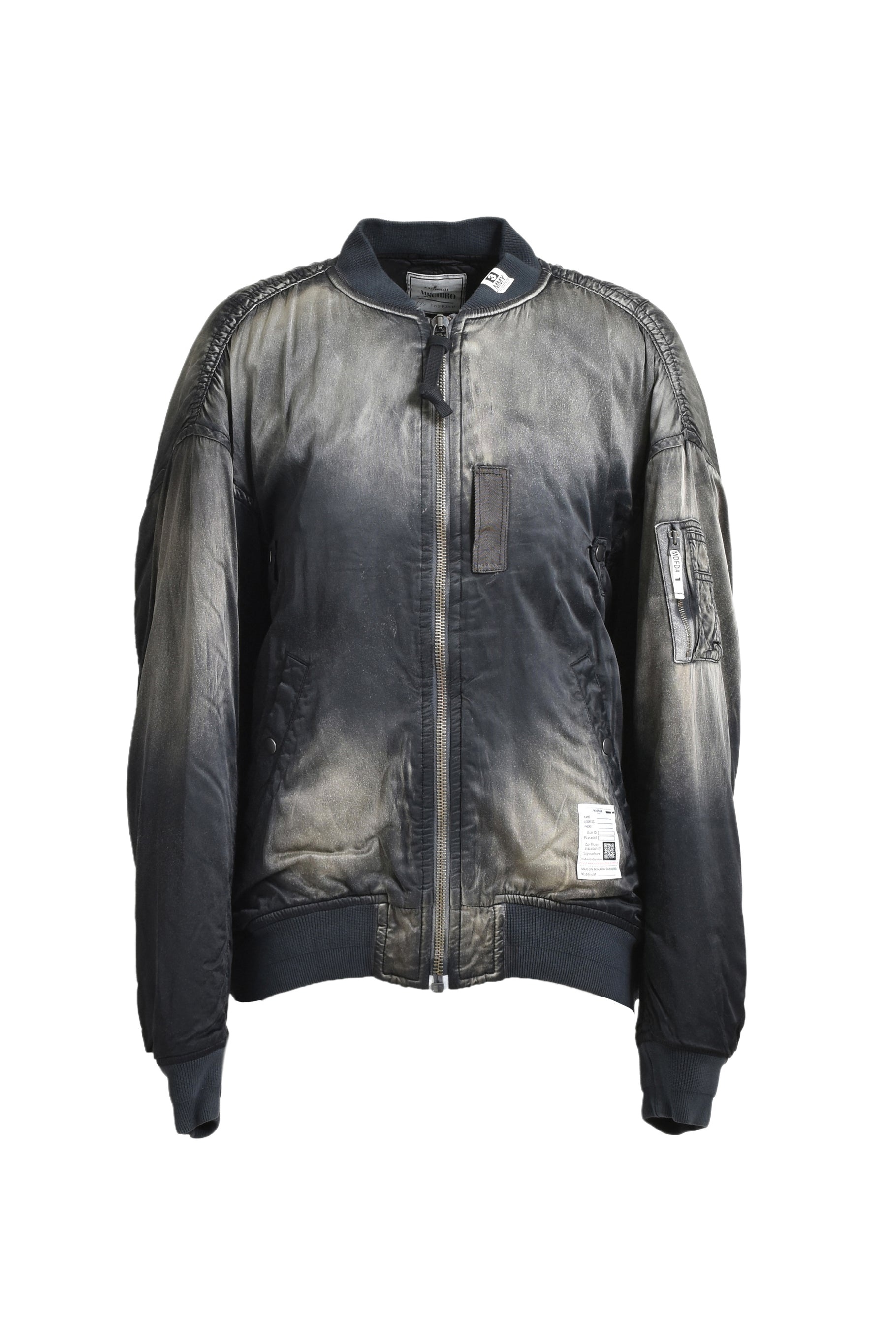 AGED FLIGHT JACKET / BLK - 4