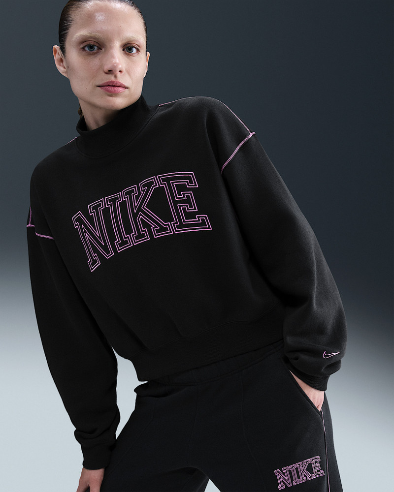 Nike Sportswear Phoenix Fleece Women's Mock-Neck Sweatshirt 1