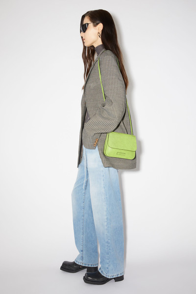 Acne Studios Platt crossbody bag - Lime green outlook