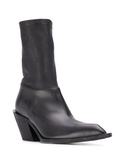 Haider Ackermann leather mid-calf boots outlook