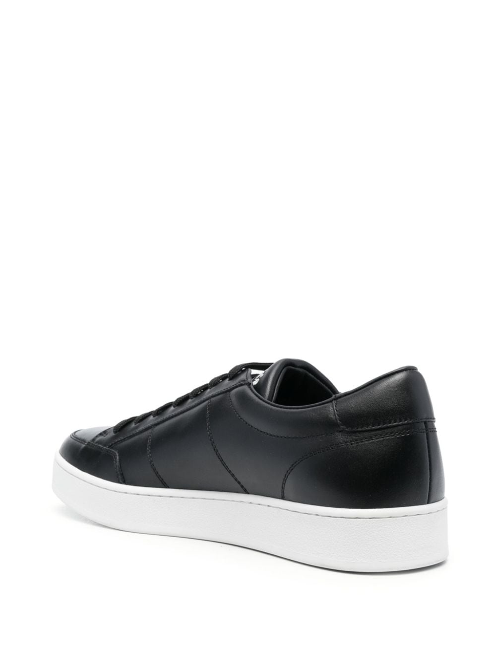 logo-debossed leather sneakers - 6