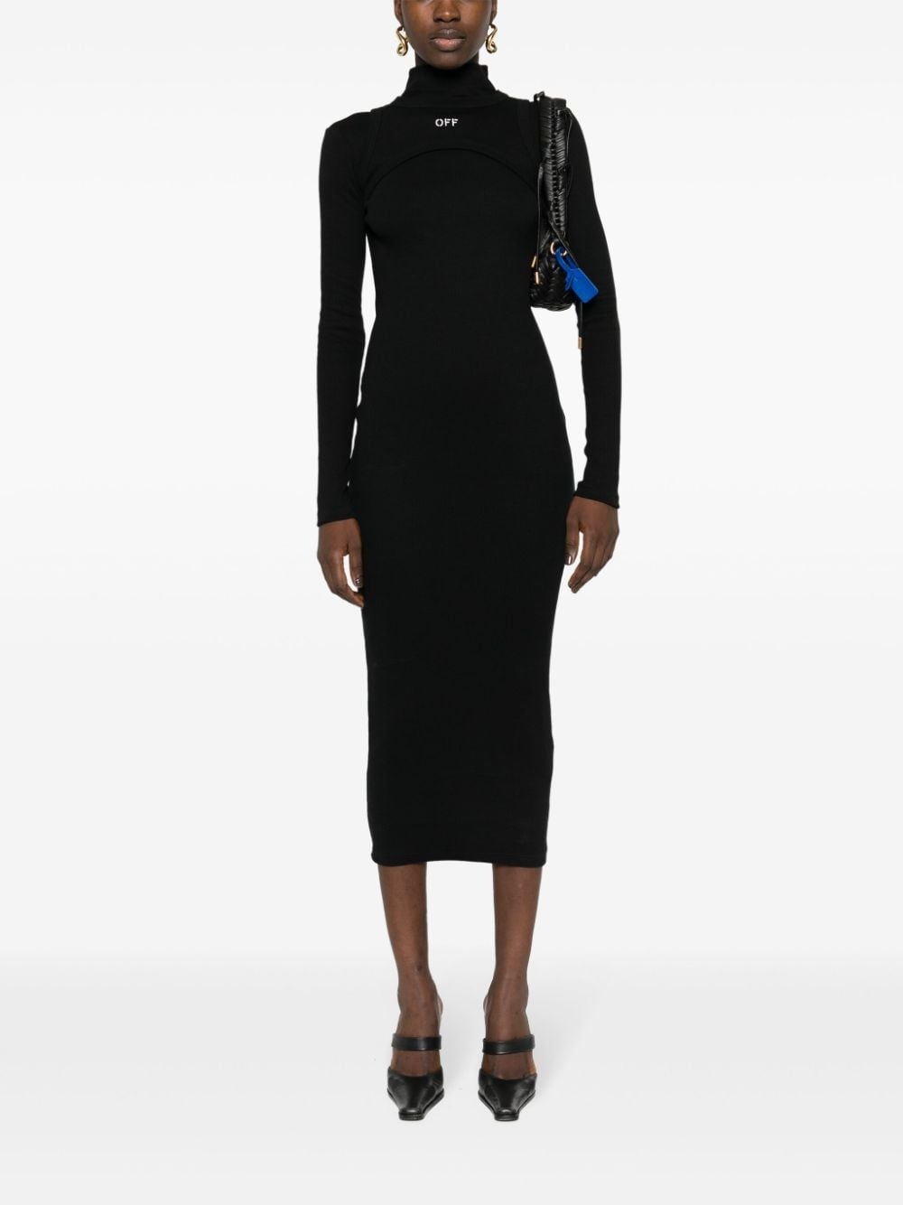 Off Stamp Rib Round dress - 2