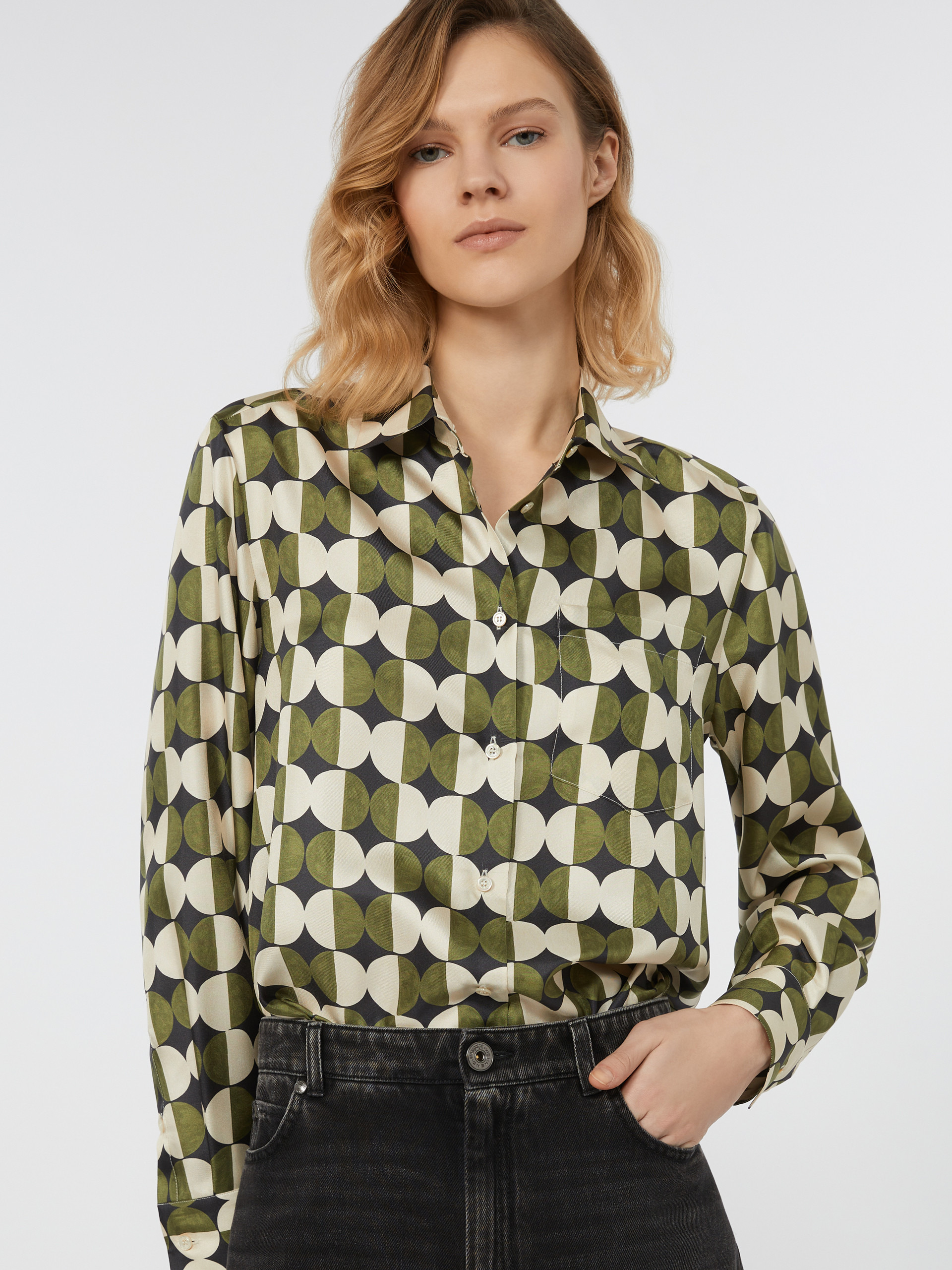 RIVE Printed twill shirt - 5