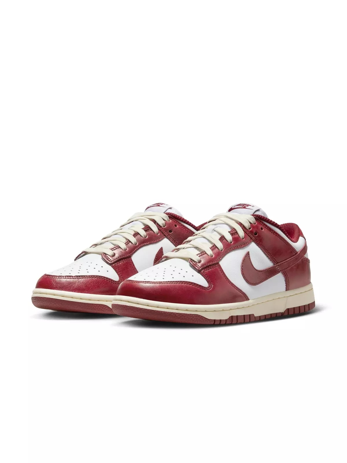 Dunk Low Premium "White/Team Red/Coconut Milk" Women's Shoe - 5