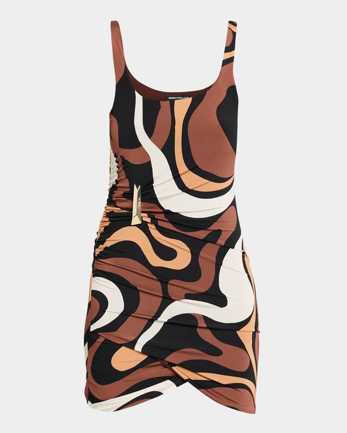 Justine Geometric Jersey Mini Dress - 1