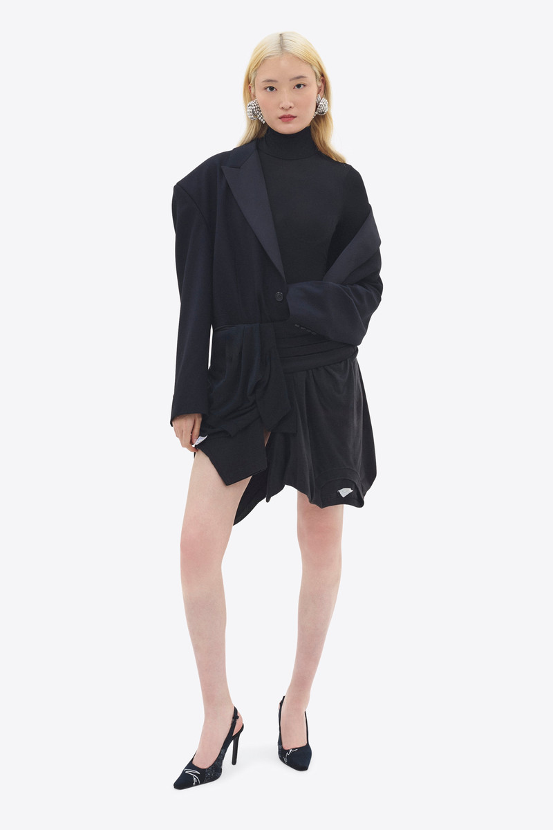 AREA DECONSTRUCTED T-SHIRT MINI SKIRT outlook