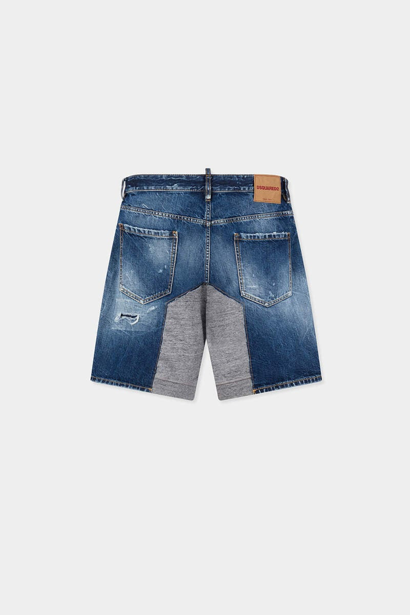 DSQUARED2 MEDIUM RIPPED WASH HYBRID SHORTS outlook