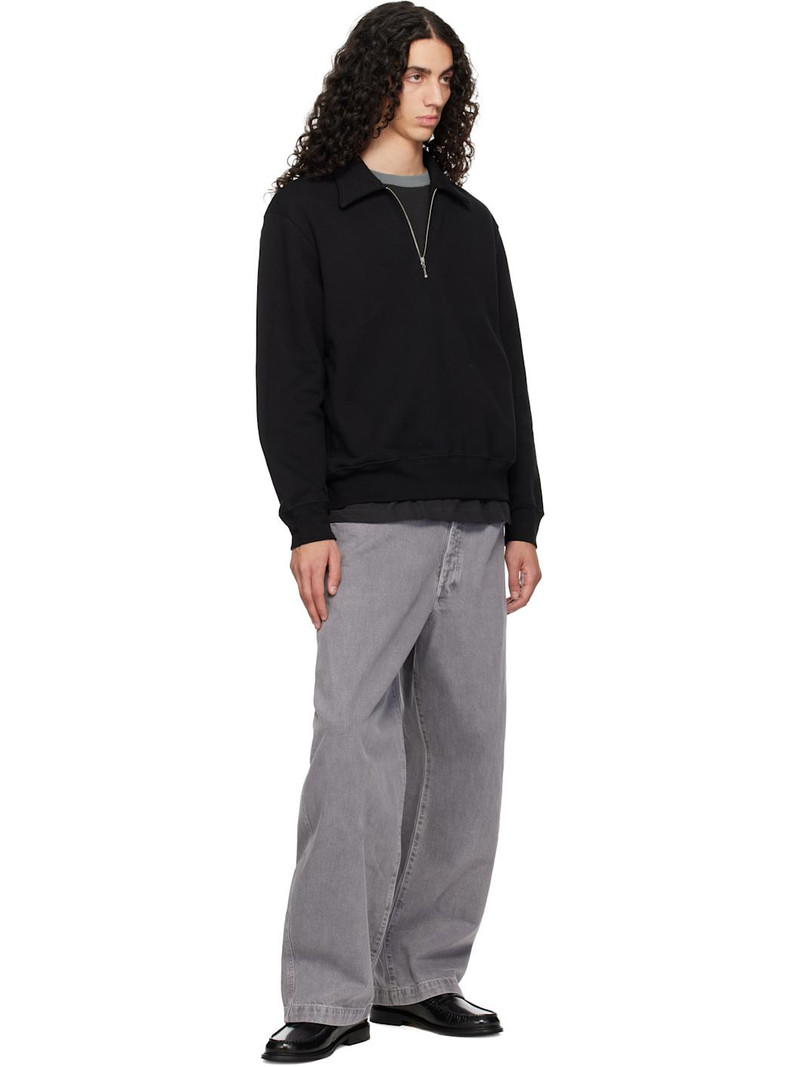 LADY WHITE CO. Black Quarter Zip Sweatshirt outlook