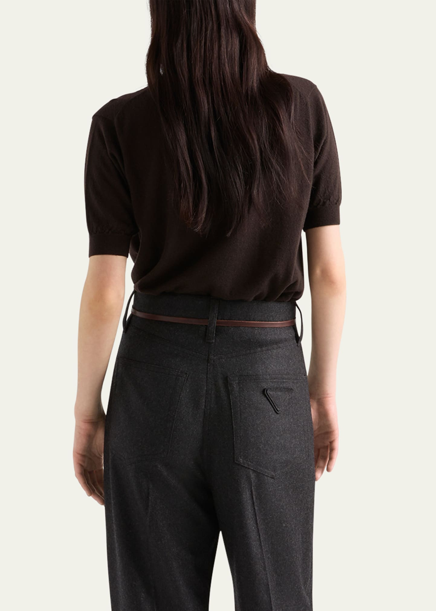 Superfine Cashmere F 18 Short Sleeve Turtleneck - 3