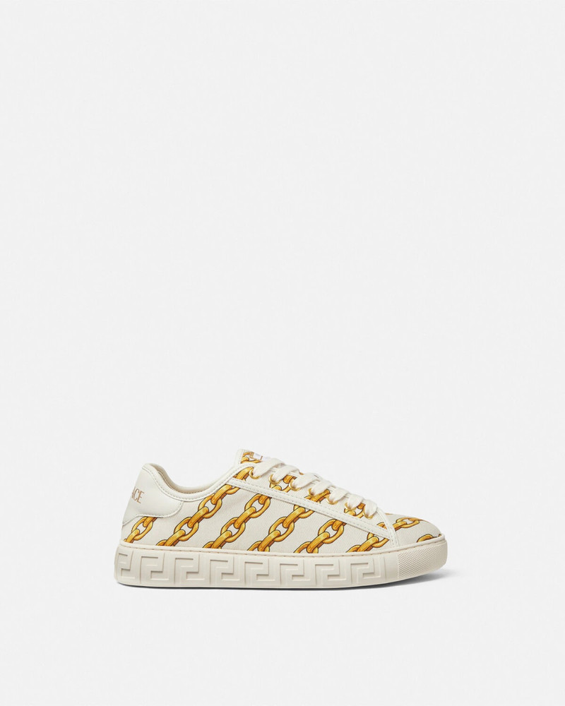 Chain Stripes Greca Sneakers 1