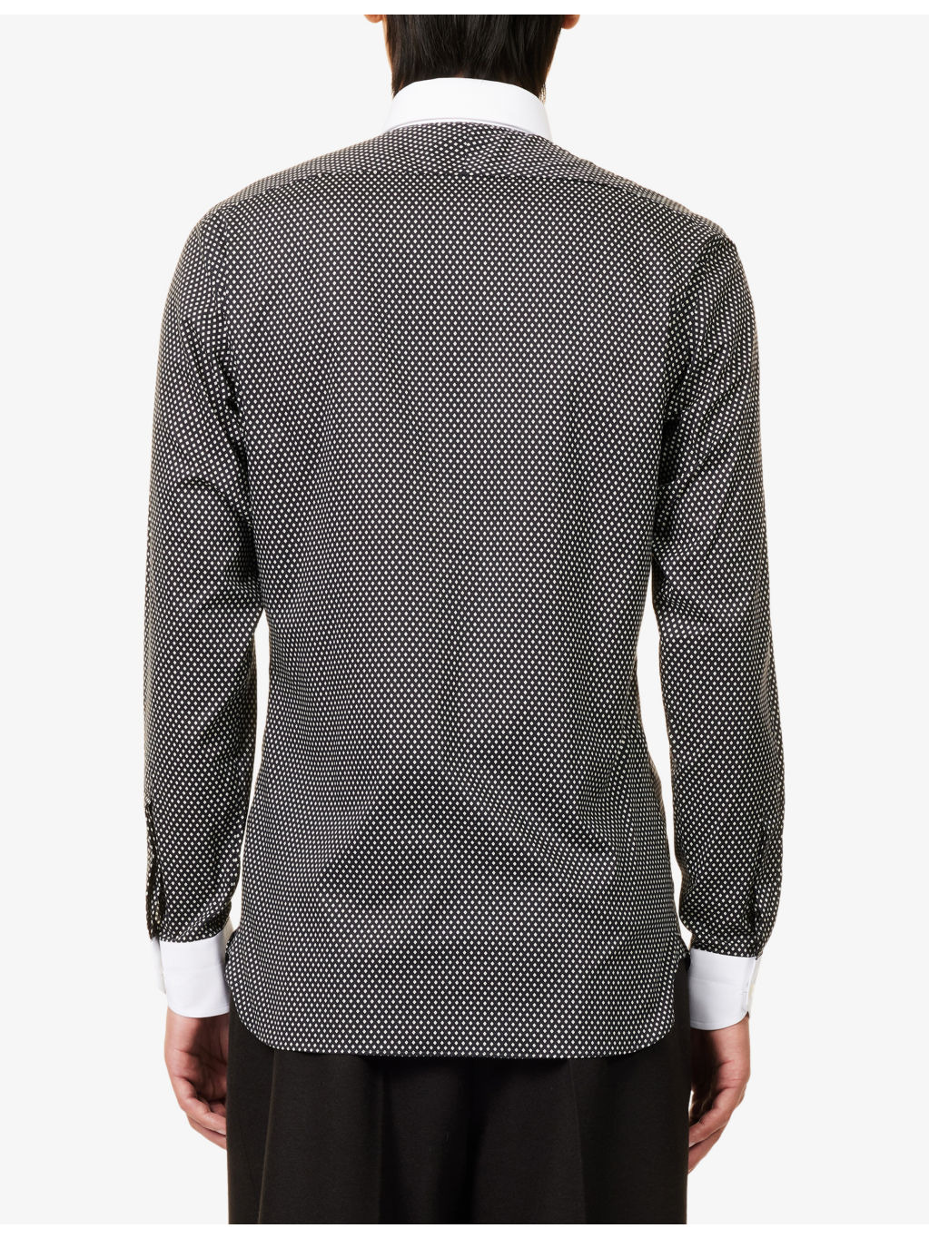 Classic Printed Long-Sleeve Cotton Shirt - 4