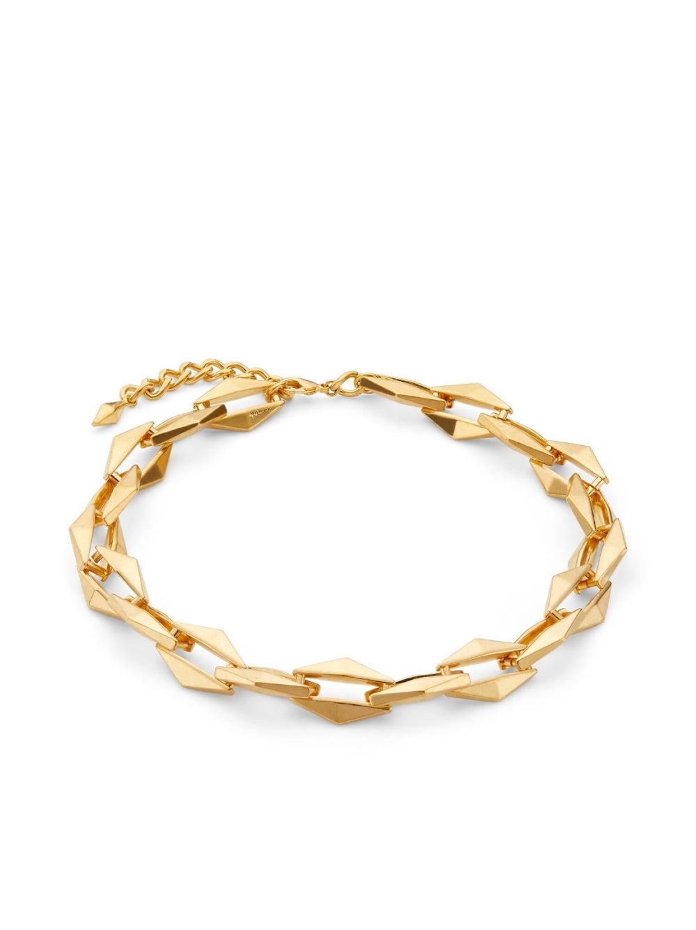 Diamond chain-link necklace - 5