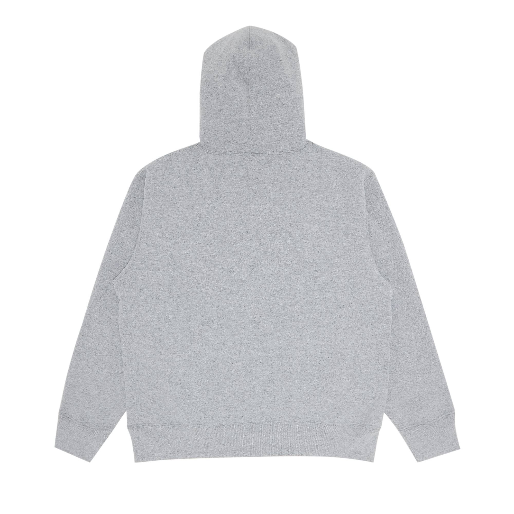 Supreme S Logo Hooded Sweatshirt 'Heather Grey' - 2