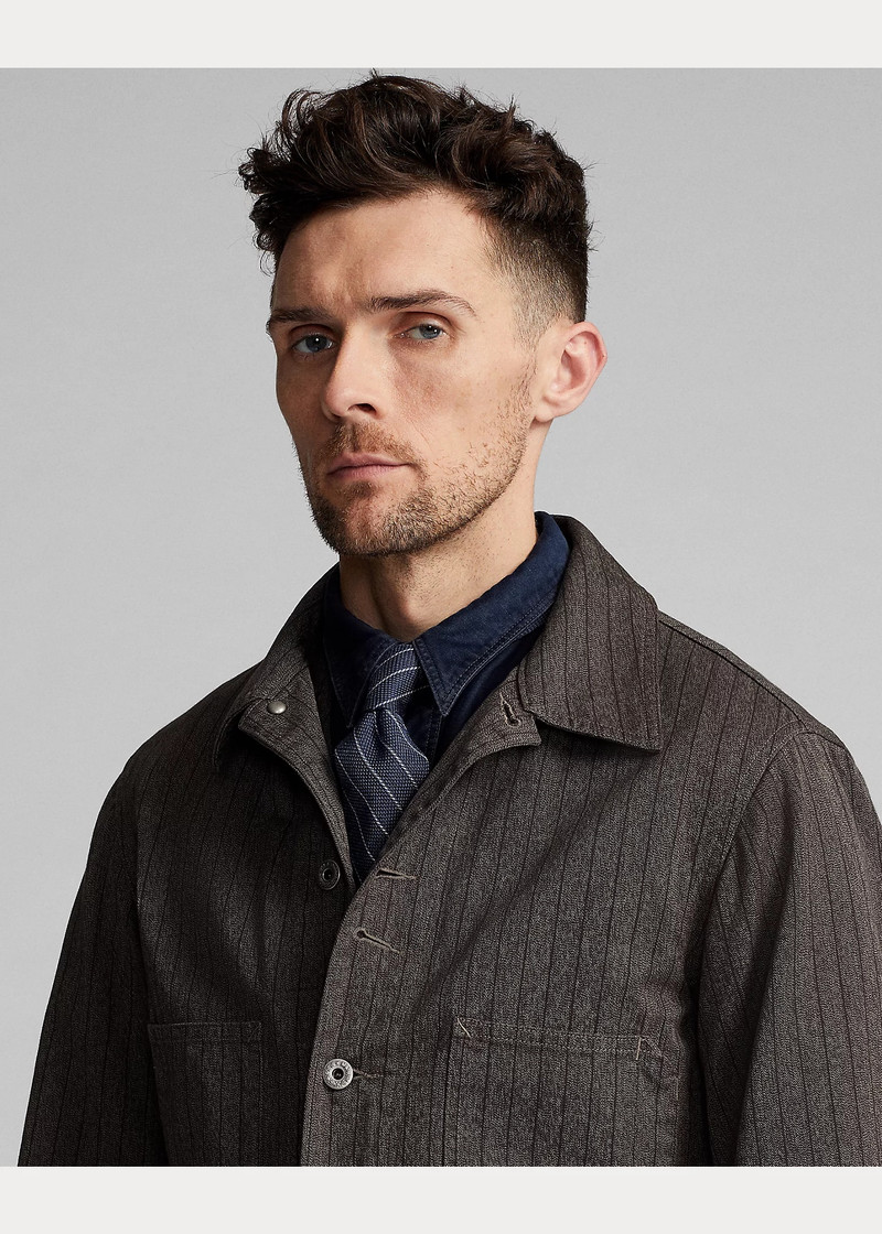 Striped Jaspé Twill Jacket 5