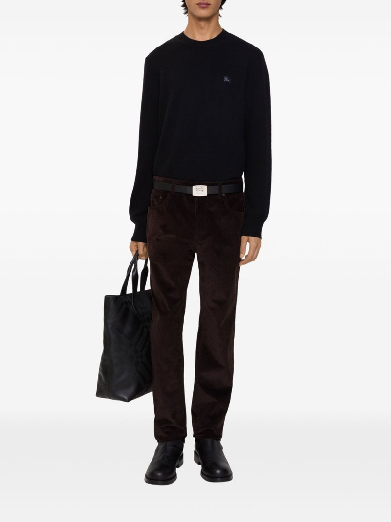 Burberry corduroy straight-leg trousers outlook