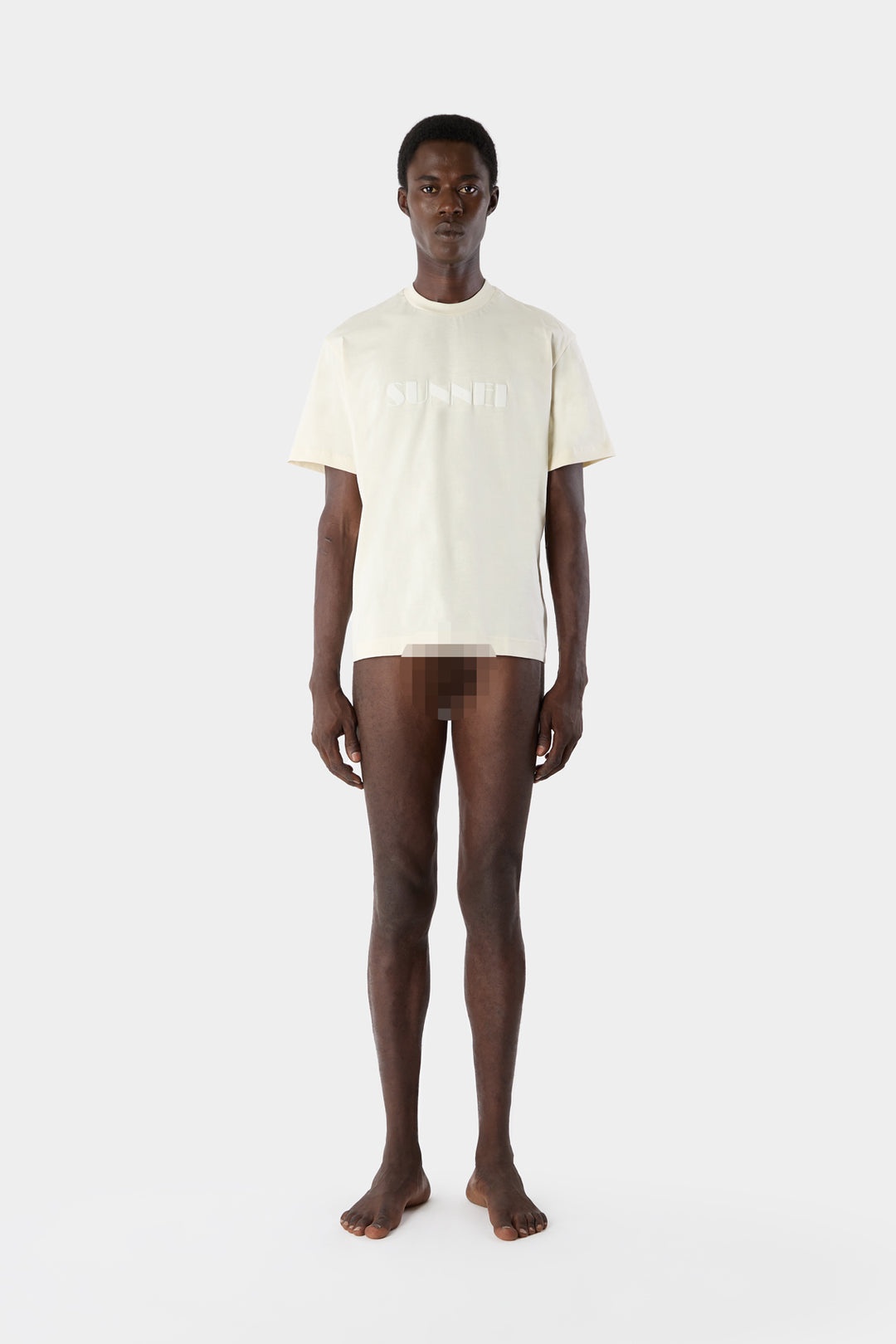BIG LOGO T-SHIRT / beige - 2