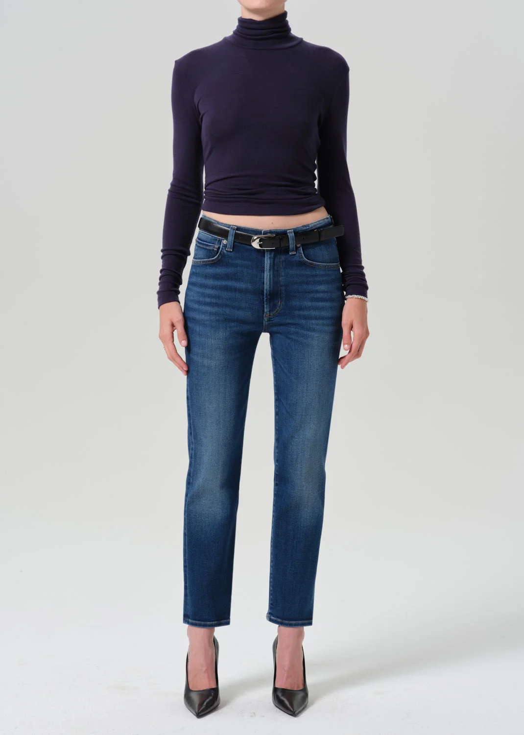 Caradene Turtleneck In Navy - 1