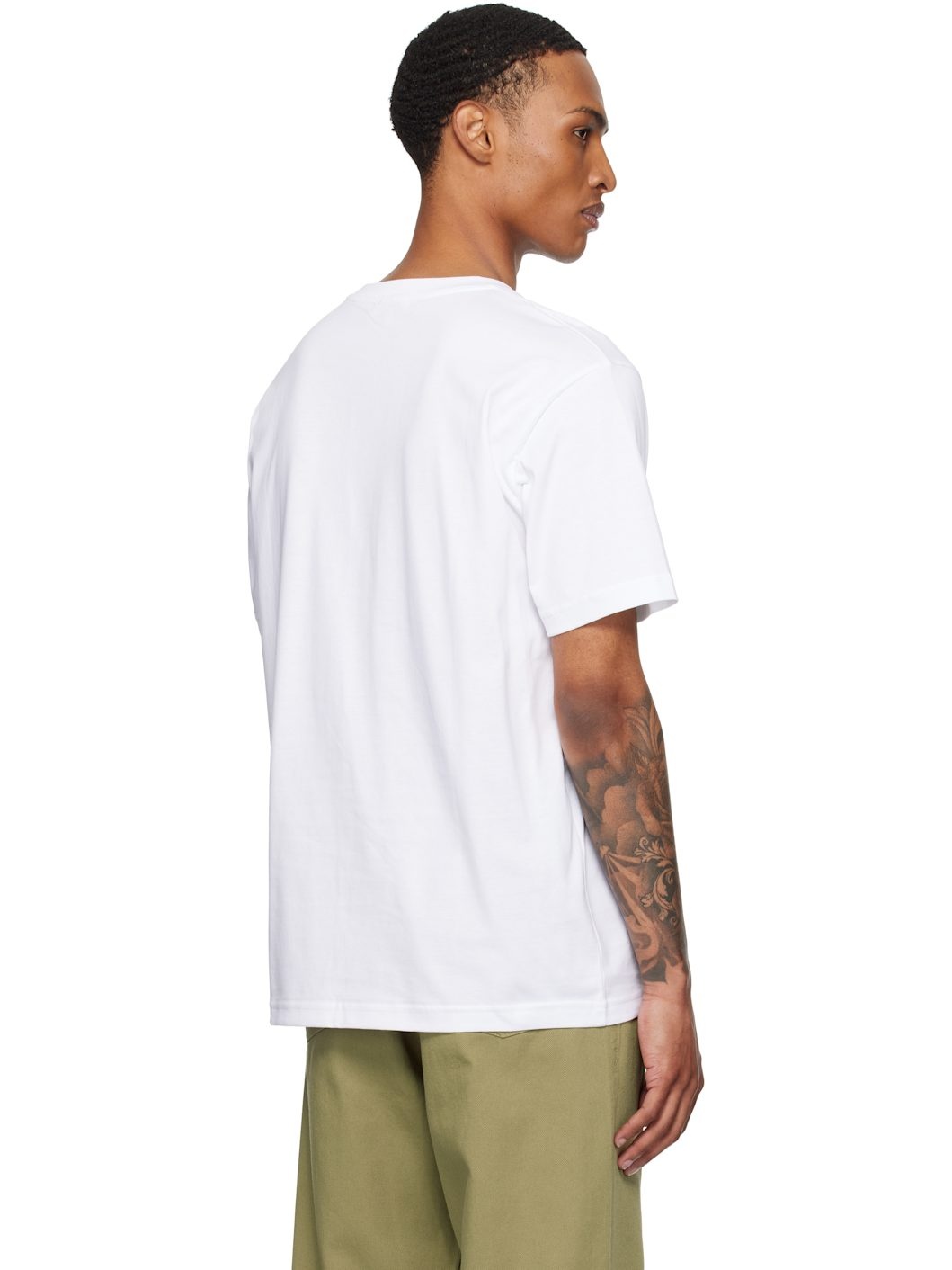 White 'Norse' Standard T-shirt - 3