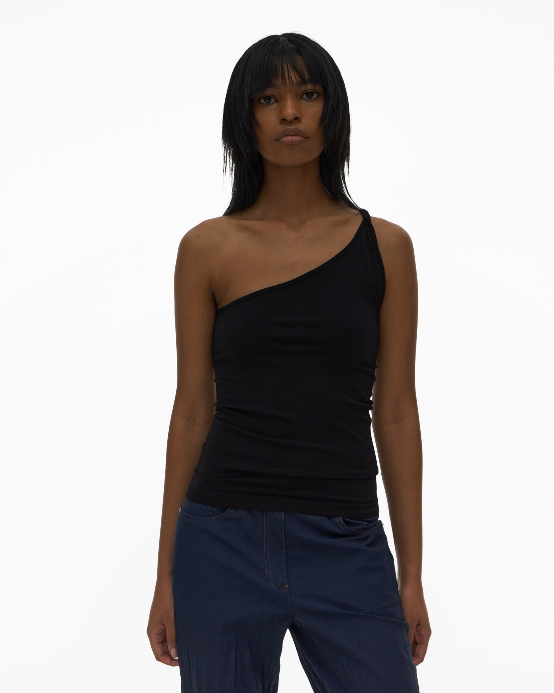 TWISTED ONE-SHOULDER TANK - 3