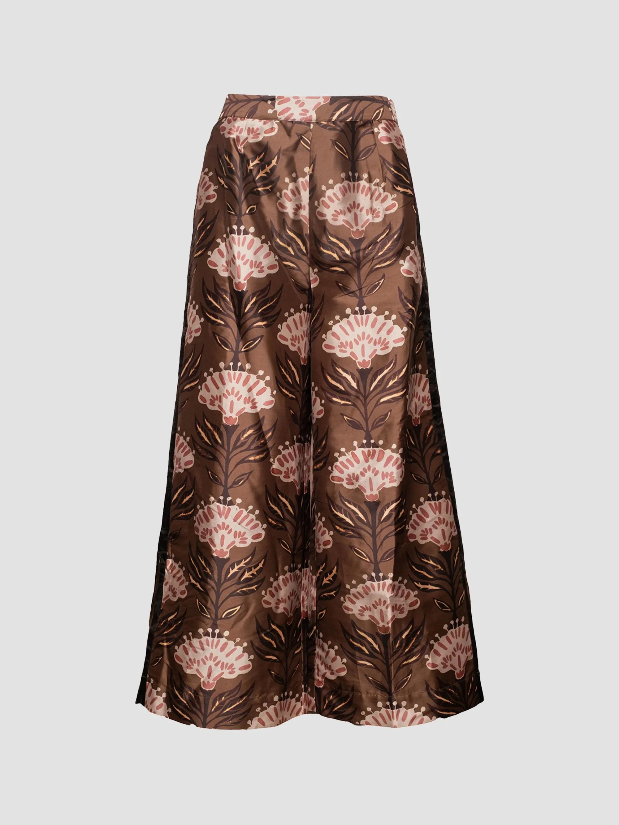 Women's Heirloom Floral Palazzo Pants - Olive Multi - 1