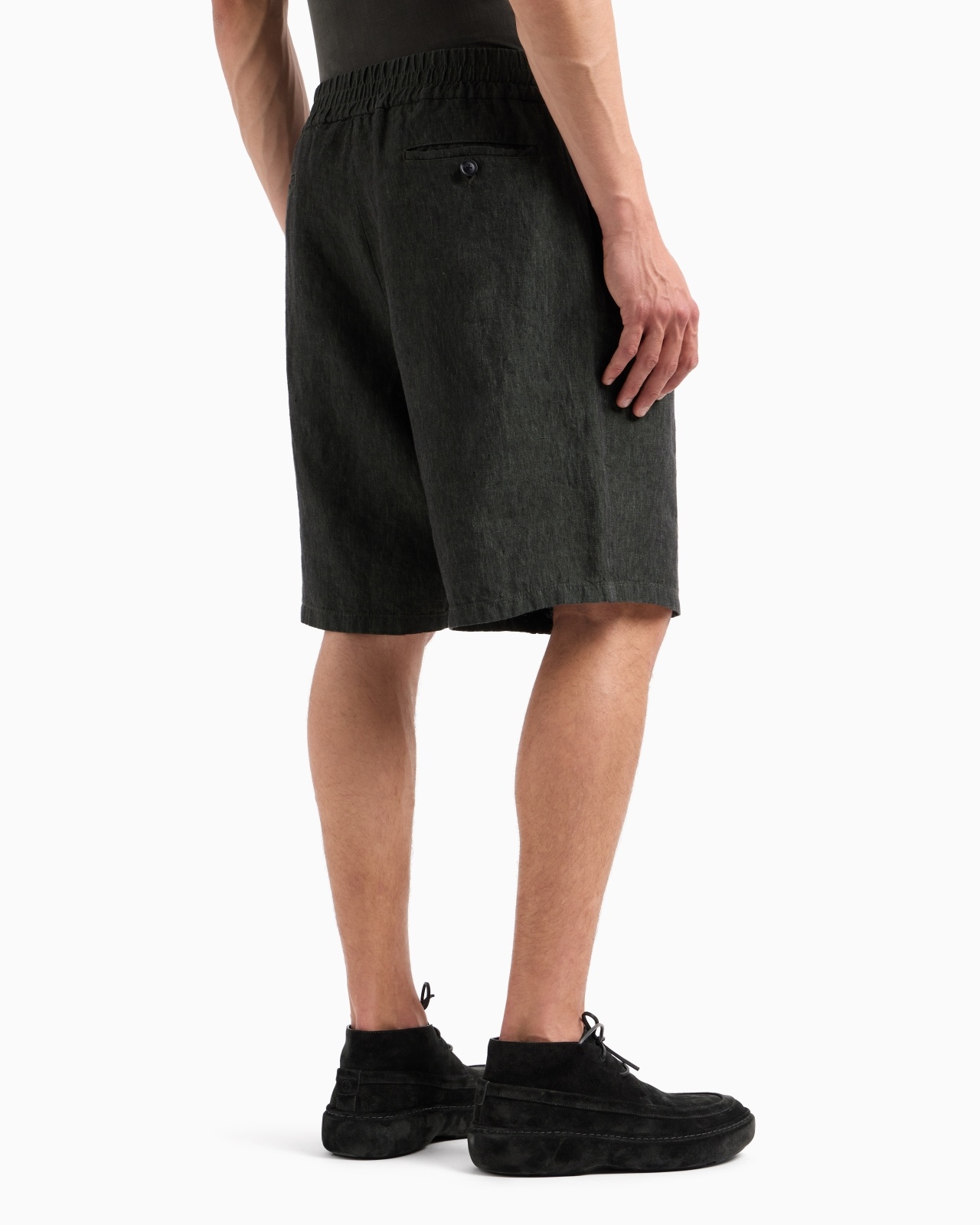 LINEN BERMUDA SHORTS - 3
