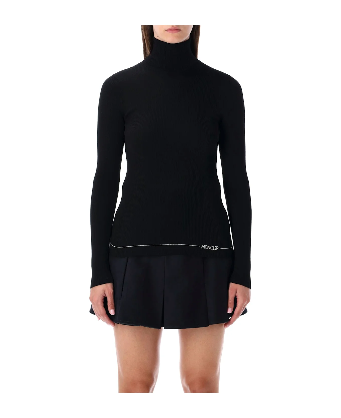 Moncler Wool Polo Neck Jumper - 1