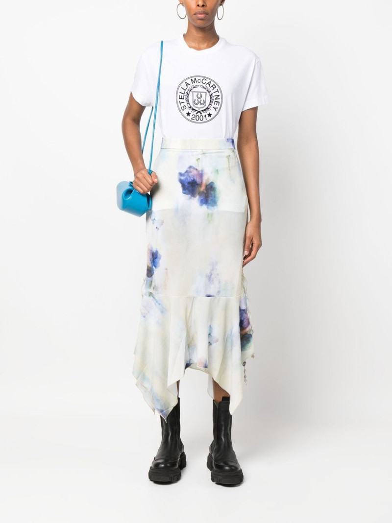 Stella McCartney logo-print cotton T-shirt outlook