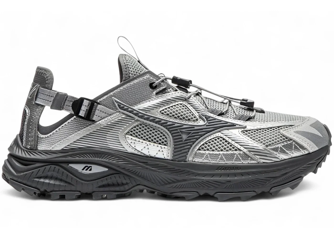 Mizuno Racer Trail SE Silver Grey - 1