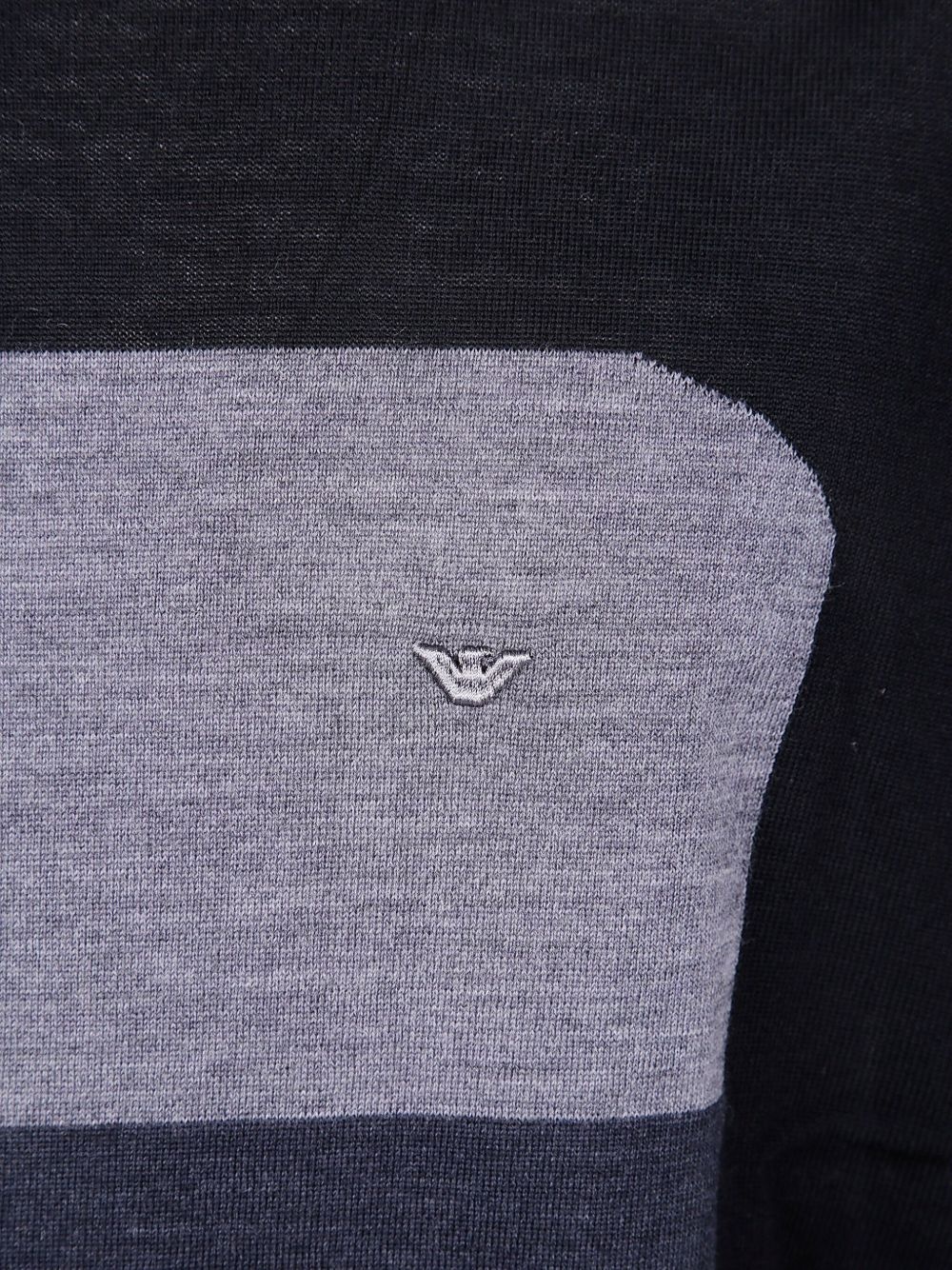 block-panel wool sweater - 3