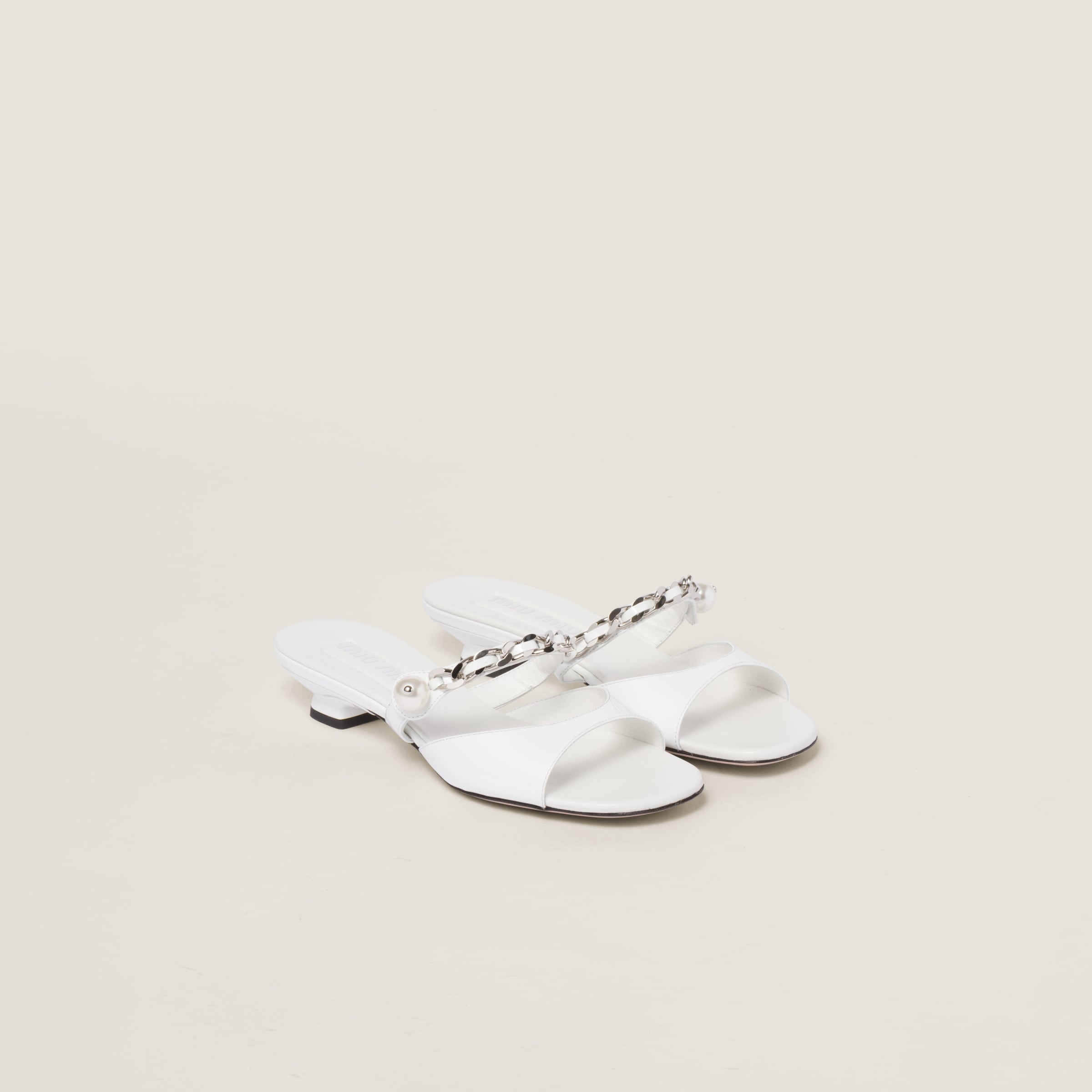 Patent leather mules - 1