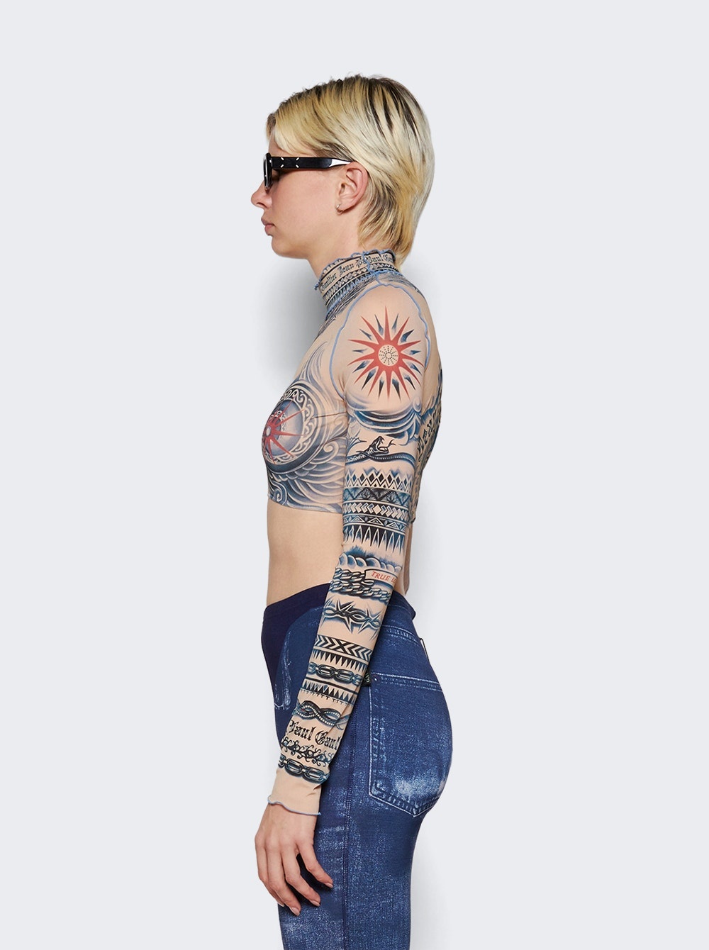 【美品】Jean Paul GAULTIER SOLEIL タンクトップ JEAN PAUL GAULTIER SOLEIL 1990S MESH TOP – PEZZI DI PERLA