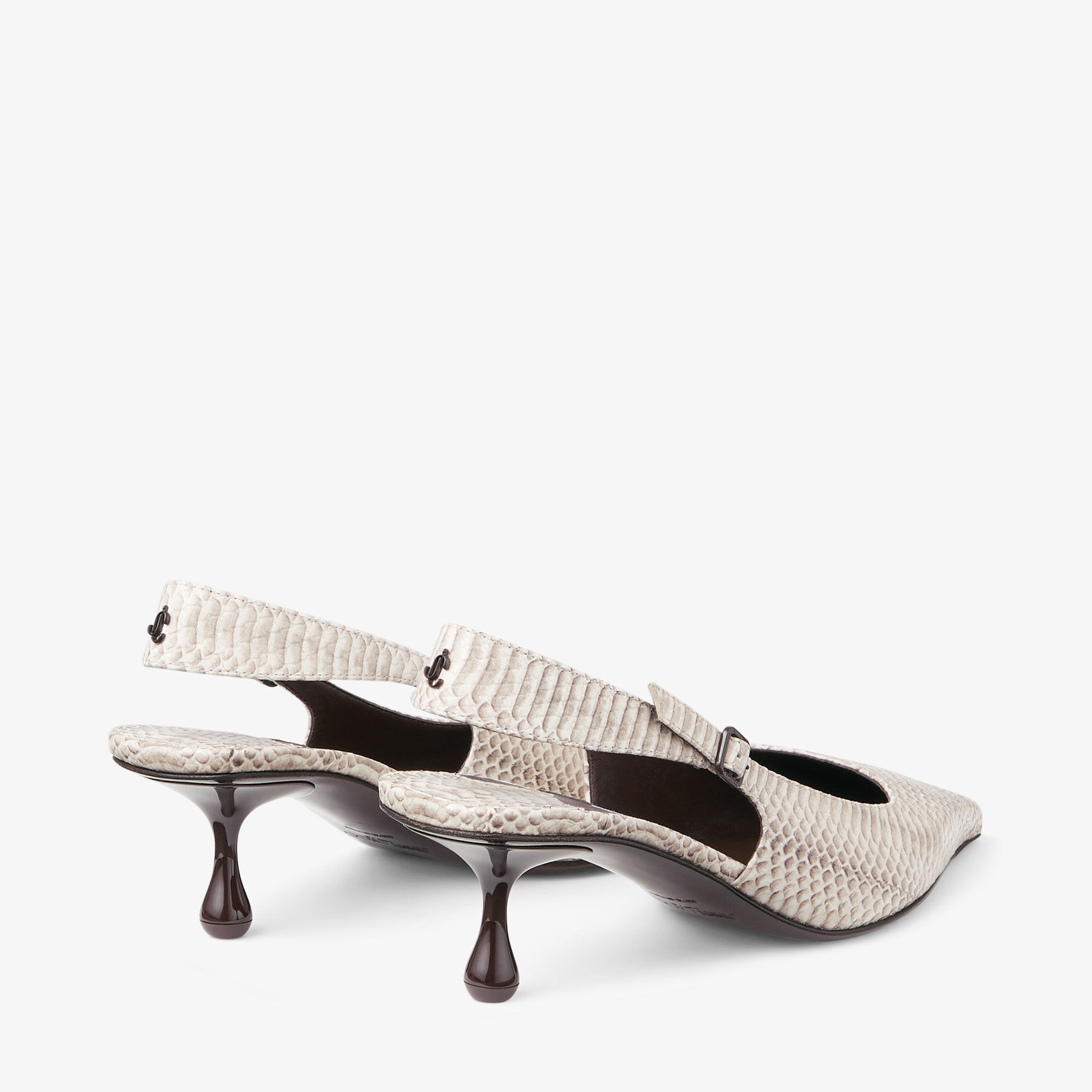 Amel 50
Roccia Snake Print Leather Pumps - 5