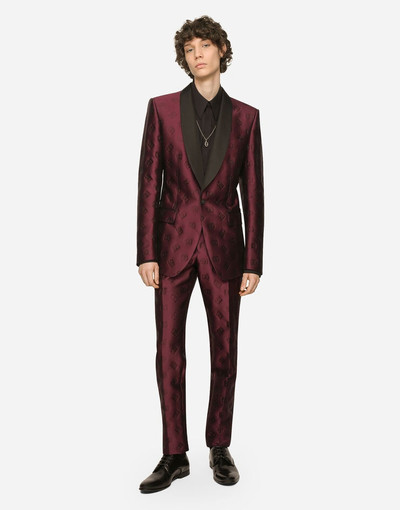 Dolce & Gabbana Single-breasted Sicilia-fit tuxedo suit with DG monogram outlook