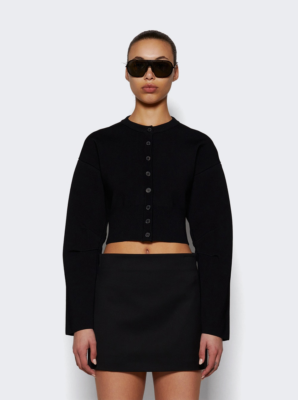 Matte Cardigan Black - 3
